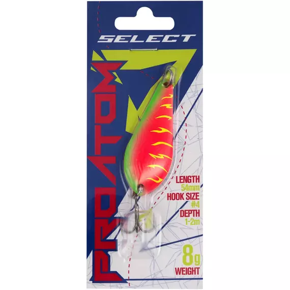 Блешня Select ProAtom 8.0g 54mm #09, Вага блешні: 8г, Колір блешні: 09, фото , изображение 2