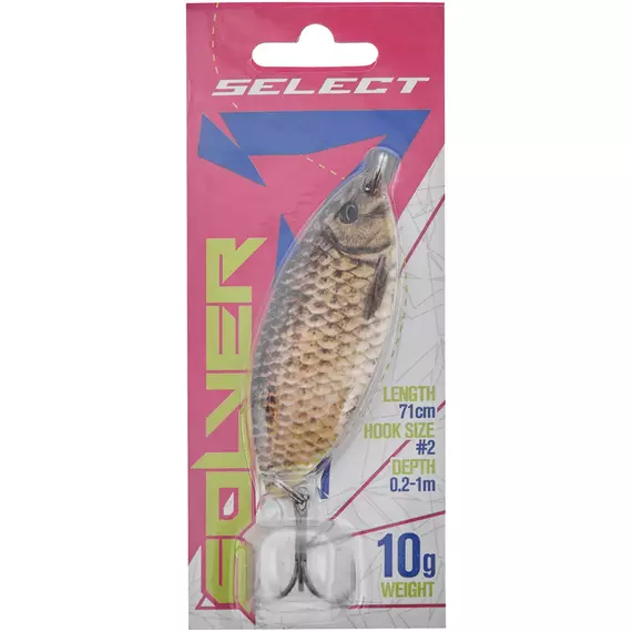 Блешня Select Solver 10.0g 71mm S50, Вага блешні: 10г, Колір блешні: S50, фото , изображение 2