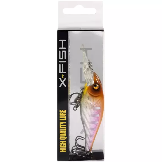 Воблер X-Fish Beaver 70F 70mm 10.5g #118 (1.8-2.5m), Розмір/Вага: 70mm/10.5g, Колір воблера: 118, фото , изображение 2