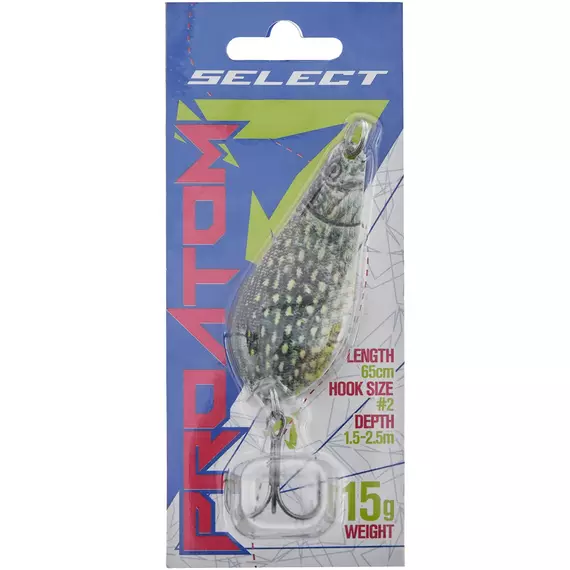 Блешня Select ProAtom 15.0g 65mm S51, Вес: 15г, Цвет блесны: S51, фото , изображение 2