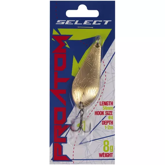 Блешня Select ProAtom 8.0g 54mm #02, Вес: 8г, Цвет блесны: 02, фото , изображение 2
