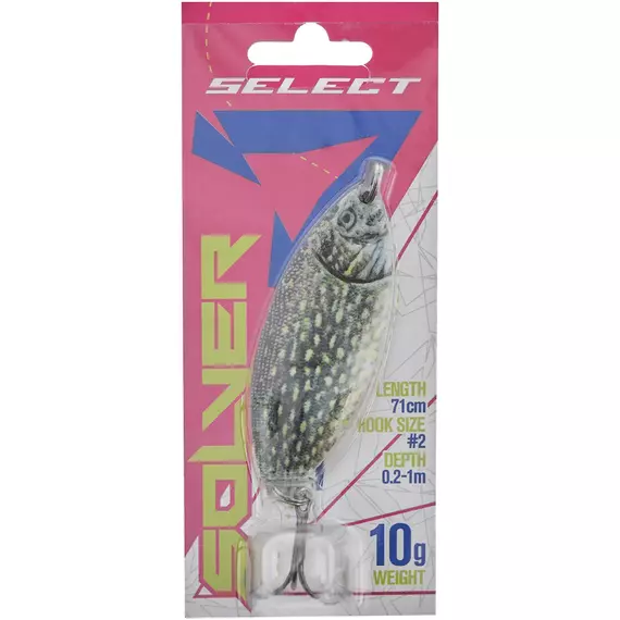 Блешня Select Solver 10.0g 71mm S51, Вес: 10г, Цвет блесны: S51, фото , изображение 2