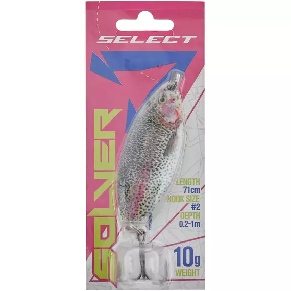 Блешня Select Solver 10.0g 71mm S48, Вес: 10г, Цвет блесны: S48, фото , изображение 2