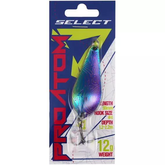 Блешня Select ProAtom 12.0g 59mm #14, Вага блешні: 12г, Колір блешні: 14, фото , изображение 2