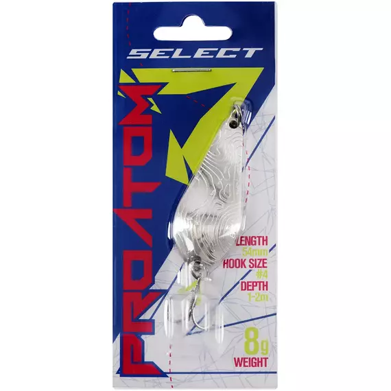 Блешня Select ProAtom 8.0g 54mm #01, Вага блешні: 8г, Колір блешні: 01, фото , изображение 2