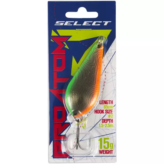 Блешня Select ProAtom 15.0g 65mm #08, Вес: 15г, Цвет блесны: 08, фото , изображение 2