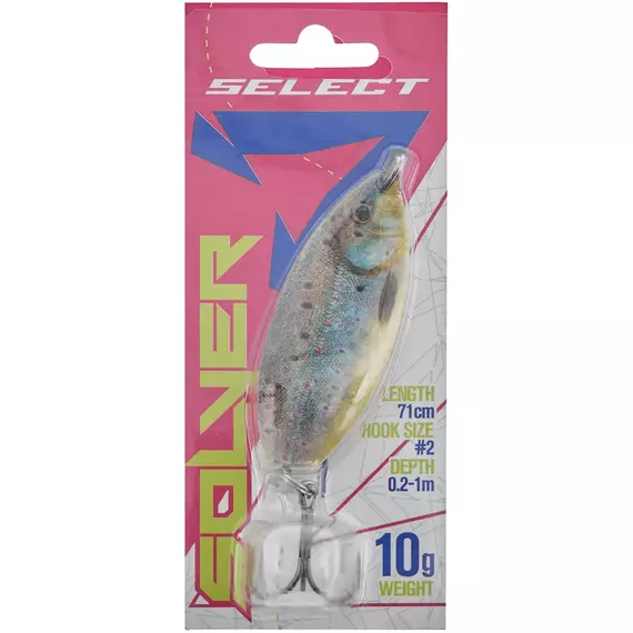 Блешня Select Solver 10.0g 71mm S47, Вес: 10г, Цвет блесны: S47, фото , изображение 2