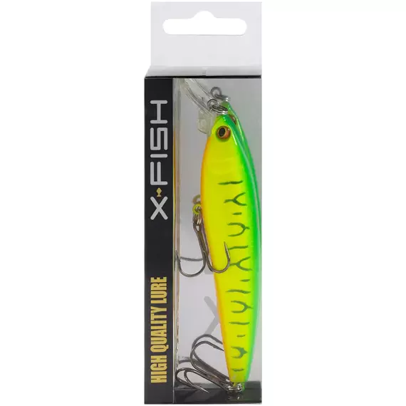 Воблер X-Fish Slim 100F 100mm 16.5g #050 (0.8-1.2m), Розмір/Вага: 100mm/16.5g, Колір воблера: 050, фото , изображение 2