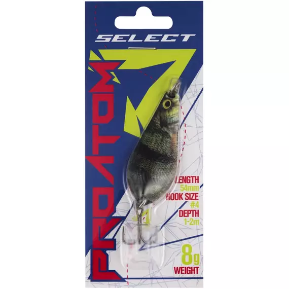 Блешня Select ProAtom 8.0g 54mm S49, Вага блешні: 8г, Колір блешні: S49, фото , изображение 2