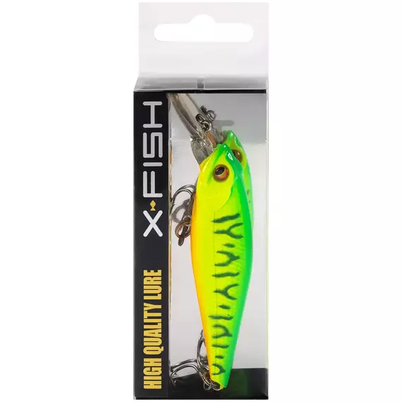 Воблер X-Fish Robber 80F 80mm 9.5g #050 (0.5-1.0m), Размер/Вес: 80mm/9.5g, Цвет воблера: 050, фото , изображение 2