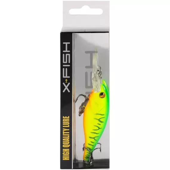 Воблер X-Fish Beaver 70F 70mm 10.5g #050 (1.8-2.5m), Размер/Вес: 70mm/10.5g, Цвет воблера: 050, фото , изображение 2