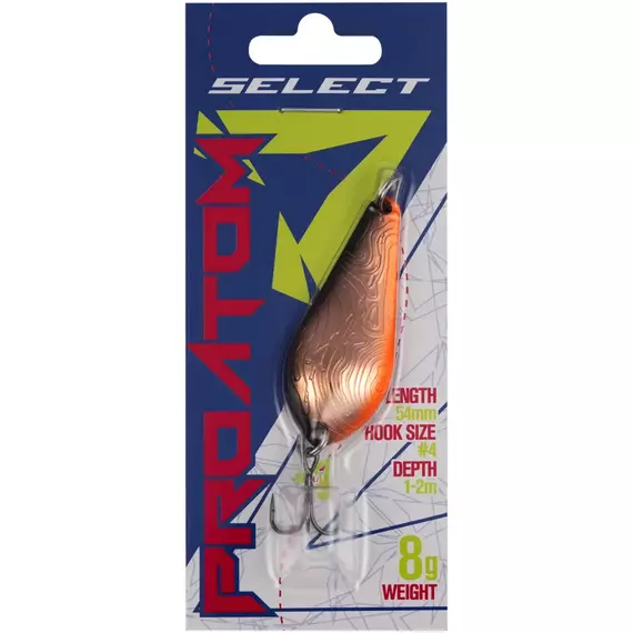 Блешня Select ProAtom 8.0g 54mm #07, Вага блешні: 8г, Колір блешні: 07, фото , изображение 2