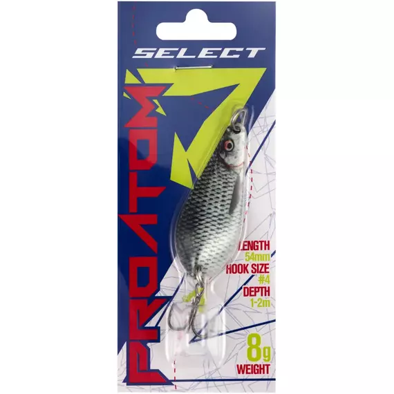 Блешня Select ProAtom 8.0g 54mm S46, Вага блешні: 8г, Колір блешні: S46, фото , изображение 2