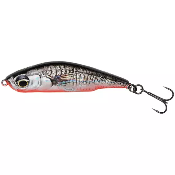 Воблер Savage Gear 3D Sticklebait Pencil 65S 65mm 10.5g Black Red, Размер/Вес: 65мм/10.5г, Цвет воблера: Black Red, фото 