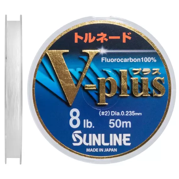 Флюорокарбон Sunline V-Plus 50m #2.0/0.235mm 4.0kg, Діаметр: 0.235, фото 