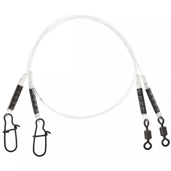 Повідець Select флюорокарбон 25cm 12kg (2 шт / уп), фото 