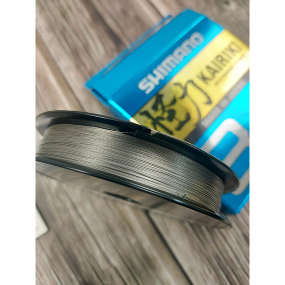 Шнур Shimano Kairiki 8 PE  (Steel Gray) 150m 0.19mm 12.0kg (Japan), Діаметр: 0.19mm, Розмотування: 150m, Колір: серый, фото , изображение 4