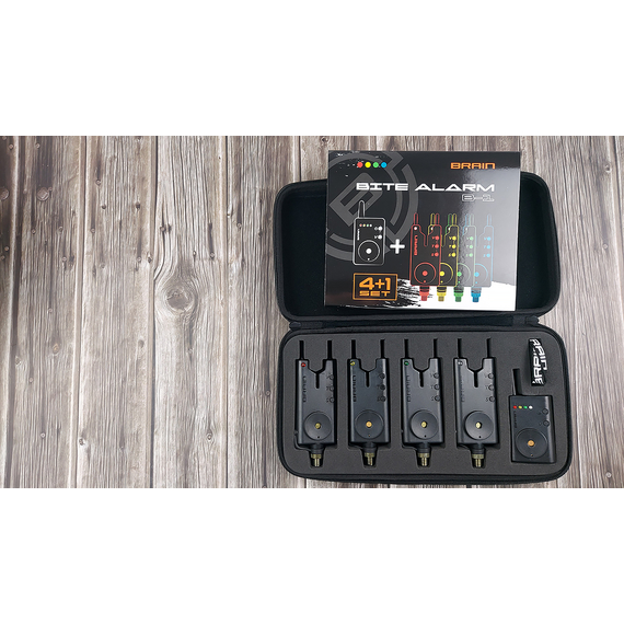 Набор сигнализаторов Brain Wireless Bite Alarm B-1 4+1, фото , изображение 3