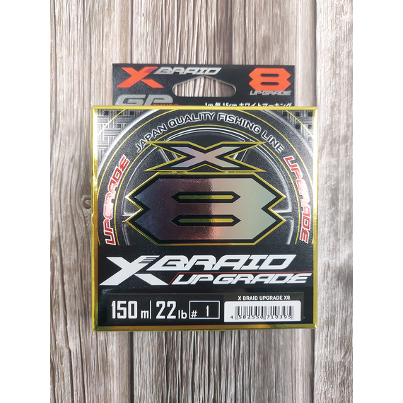 Шнур YGK X-Braid Upgrade X8 150m #1.0/0.165mm 22Lb/9.98kg, Діаметр: #1.0/0.165mm, Розмотування: 150m, фото , изображение 7
