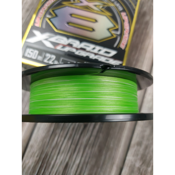 Шнур YGK X-Braid Upgrade X8 150m #1.0/0.165mm 22Lb/9.98kg, Діаметр: #1.0/0.165mm, Розмотування: 150m, фото , изображение 4