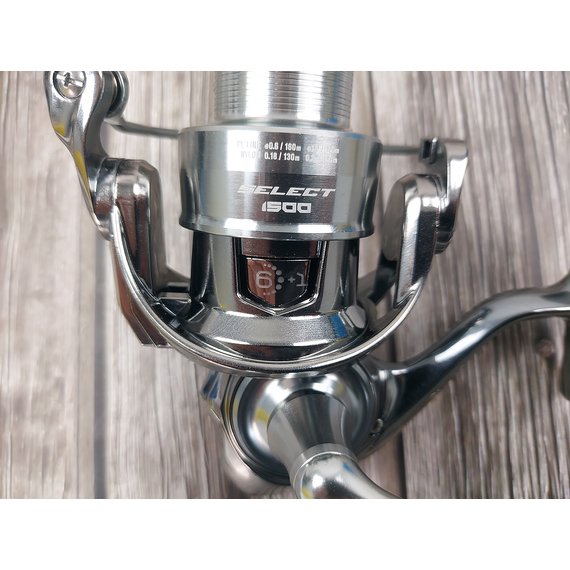 Котушка Select Chrome 1500 (6+1 підшипник) — для ультралайту і мікроджигу, Розмір шпулі: 1500, фото , изображение 8