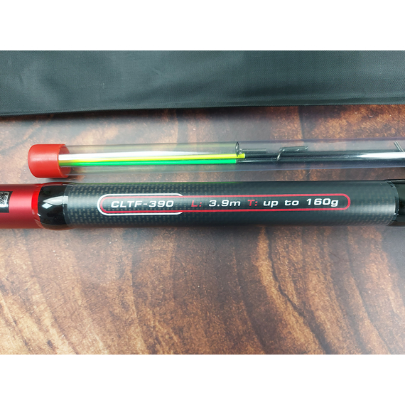 Телескопічний фідер Brain Classic Tele Feeder 3.90m, тест до 160g (+ чохол, пластиковий захист на кільця, три вершинки), Модель: 3.90m, фото , изображение 4