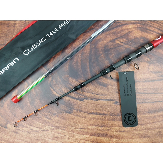 Телескопічний фідер Brain Classic Tele Feeder 3.90m, тест до 160g (+ чохол, пластиковий захист на кільця, три вершинки), Модель: 3.90m, фото , изображение 6