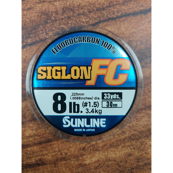 Флюорокарбон Sunline Siglon FC 30m 0.225mm 3.4kg повідцевий, Діаметр: 0.225, фото , изображение 4