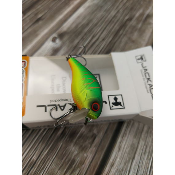 Воблер Jackall Chubby 38 SSR 38мм 4.2г Mat Tiger, Размер/Вес: 38мм/4.2г, Цвет воблера: Mat Tiger, фото , изображение 4