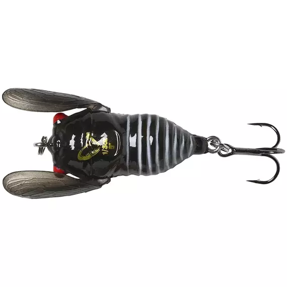Воблер цикада Savage Gear 3D Cicada F 33mm 3.5g Black, Розмір/Вага: 33мм/3.5г, Колір воблера: Black, фото 