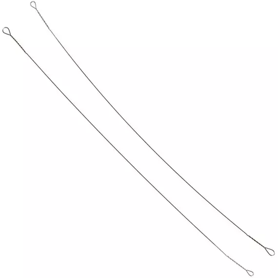 Повідець Select струна №2 12cm 10kg/0.3mm скрутки не запаяні (2шт/уп), фото 