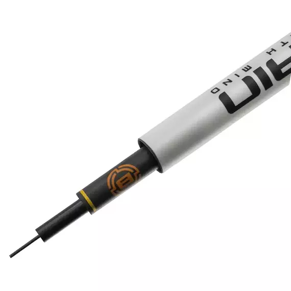 Махове вудлище Brain Blast Pole 4m, факт. довжина - 3,7m, 135g (телескопічне, без кілець) + чохол, Довжина: 4m, Тип вудлища: без кілець (махове), фото , изображение 2