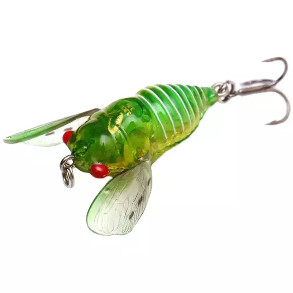 Воблер цикада Savage Gear 3D Cicada F 33mm 3.5g Green, Розмір/Вага: 33мм/3.5г, Колір воблера: Green, фото , изображение 3