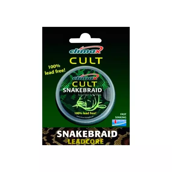 Лідкор Climax Cult Snake Braid 30lb 10m ц:weed, фото 