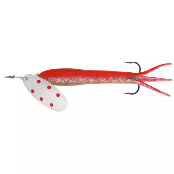 Блешня Savage Gear Flying Eel Spinner #3 23.0g 09-Red Silver, Вага блешні: 23g, Колір блешні: Red Silver, фото 