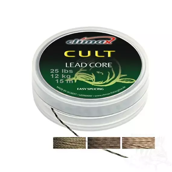 Лідкор Climax Cult Leadcore 25lb 10m ц:silt, фото 