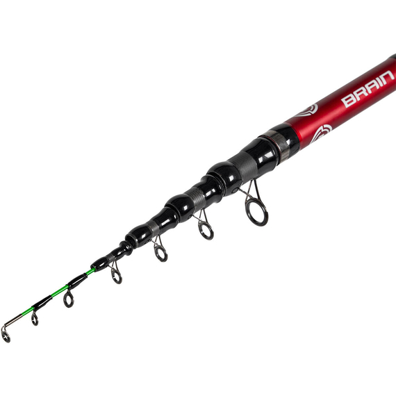 Телескопічний фідер Brain Classic Tele Feeder 3.60m, тест до 160g (+ чохол, пластиковий захист на кільця, три вершинки), Модель: 3.60m, фото , изображение 4