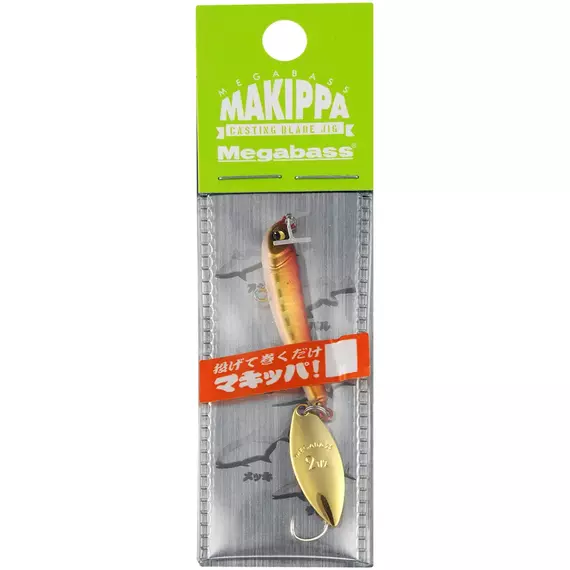 Тейл-спінер Megabass Makippa 3.0g Akakin, Вес: 3г, Цвет блесны: Akakin, фото , изображение 2
