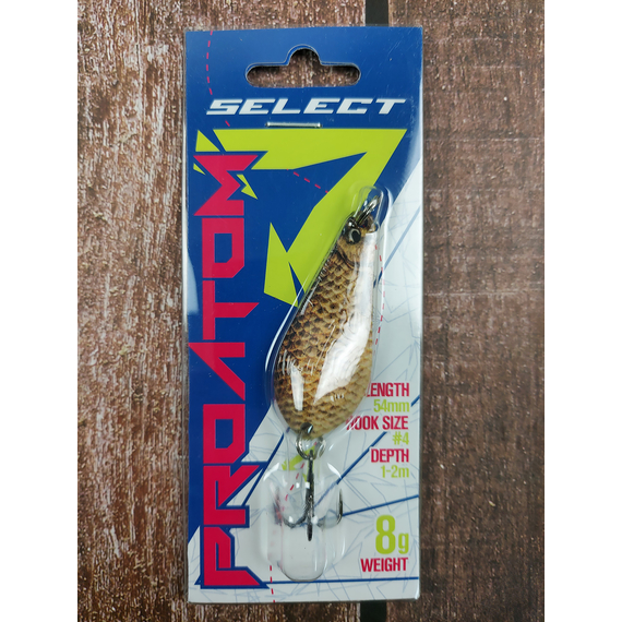 Блешня Select ProAtom 8.0g 54mm S50, Вага блешні: 8г, Колір блешні: S50, фото , изображение 4