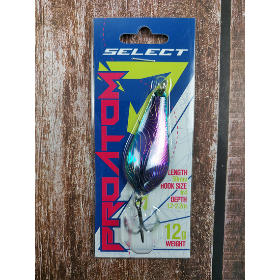 Блешня Select ProAtom 12.0g 59mm #14, Вага блешні: 12г, Колір блешні: 14, фото , изображение 4