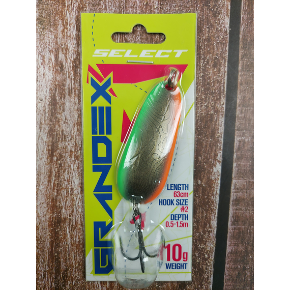 Блешня Select Grandex 10.0g 63mm #08, Вага блешні: 10г, Колір блешні: 08, фото , изображение 3