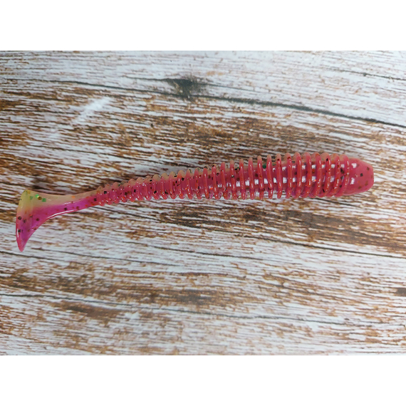 Силикон Keitech Swing Impact 3" (10 шт/уп), цвет: ea#18 mystic lime chart, Длина силикона: 3" (7.6 см), Расцветка силикона: EA#18 Mystic Lime Chart, фото , изображение 5