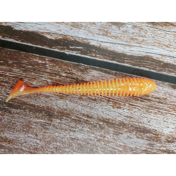 Силикон Keitech Swing Impact 3.5" (8 шт/упак), цвет: pal#04 sun shine lemon, Длина силикона: 3.5" (8.9 см), Расцветка силикона: PAL#04 Sun Shine Lemon, фото , изображение 5