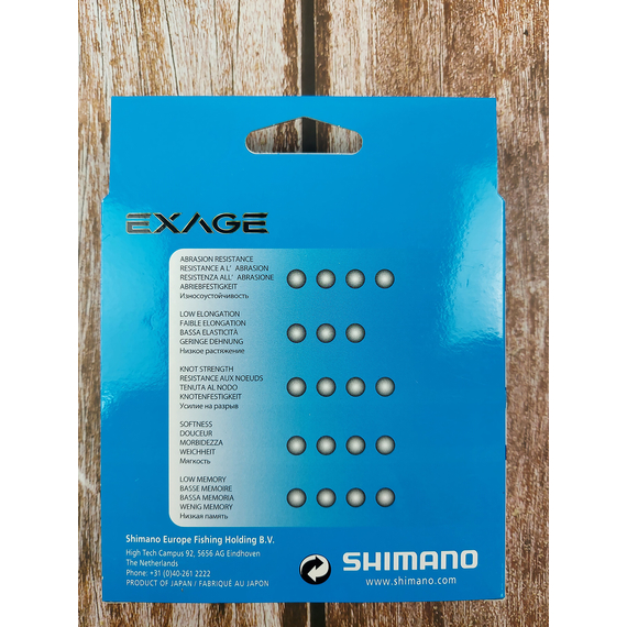 Леска SHIMANO EXAGE 150m 0.305mm 7.7kg, Диаметр: 0.305, Размотка: 150m, фото , изображение 5