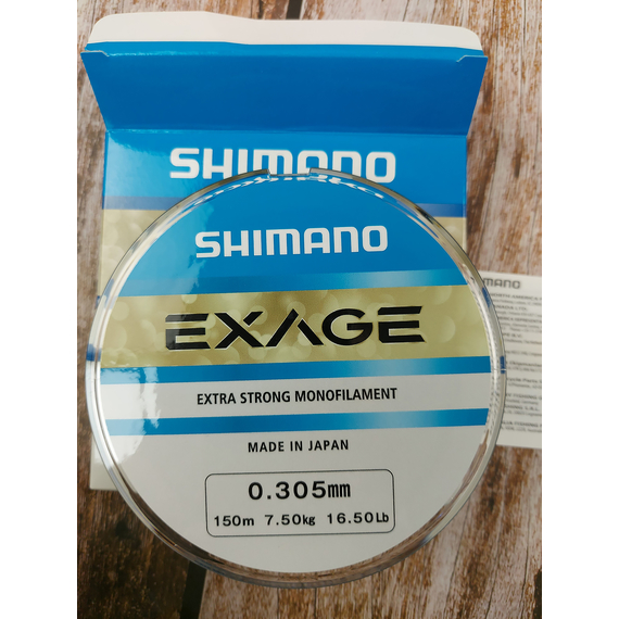 Леска SHIMANO EXAGE 150m 0.305mm 7.7kg, Диаметр: 0.305, Размотка: 150m, фото , изображение 8