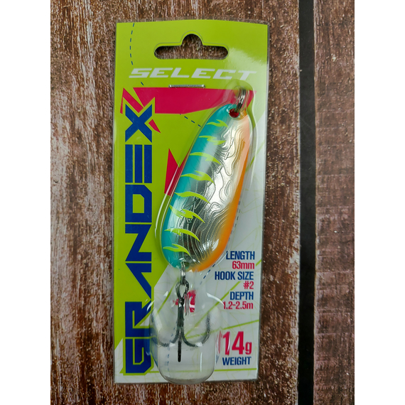 Блешня Select Grandex 20.0g 63mm #16, Вага блешні: 20г, Колір блешні: 16, фото , изображение 3