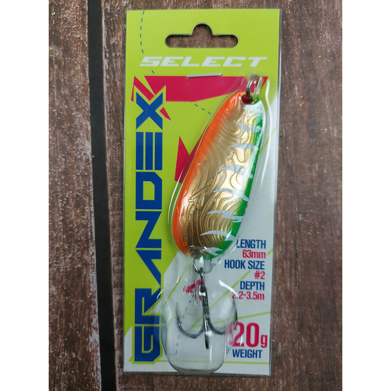 Блешня Select Grandex 20.0g 63mm #16, Вага блешні: 20г, Колір блешні: 16, фото , изображение 5