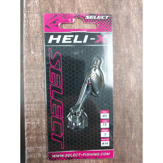 Блешня Select Heli-X №0 3.0g #15, Вага блешні: 3г, Колір блешні: 15, фото , изображение 3