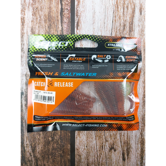 Силікон Select Snack 2.5" col.128 (6 шт/пак), Довжина силікону: 2.5" (6.1 см), Колір силікону: 128, фото , изображение 4