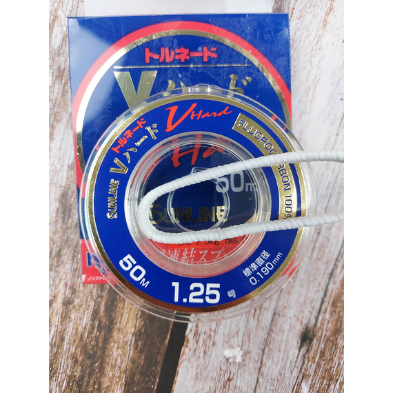 Флюорокарбон Sunline FC Tornado V Hard HG 50м #1,25 0.185мм 2,5кг, Діаметр: 0.185, фото , изображение 4